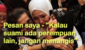 SAJAHEBOH.COM - "Kalau Suami Ada Perempuan Lain, Jangan Menangis" - Luahan Hati Isteri Bila Suami Curang Dengan Wanita Lain