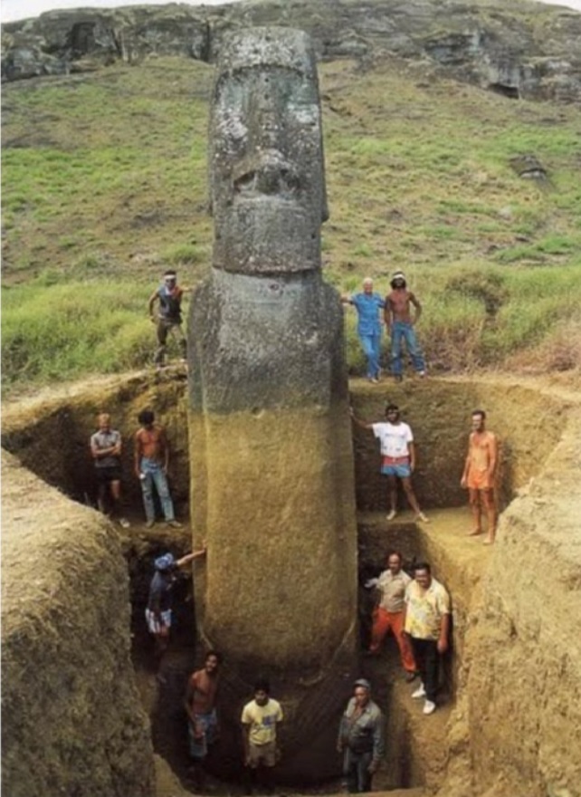 SAJAHEBOH.COM - Rahsia Misteri Patung Kepala Manusia Purba (Moai) Di Chile