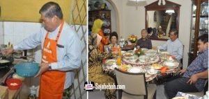 SAJAHEBOH.COM - Mat Sabu Masak ‘special’ Untuk Tun Dr. Mahathir Dan Berbuka Puasa Bersama