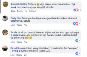 SAJAHEBOH.COM - Makan Nasi Ayam Di Kedai Biasa Bersama Keluarga, Sikap Rendah Diri Menteri Kewangan, Lim Guan Eng Dipuji Netizen
