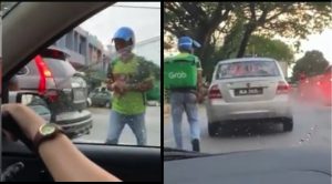 sajaheboh.com - Anak Kucing Terperangkap Di Jalan Raya Yang Sibuk, Mujur Ada Abang Grab 