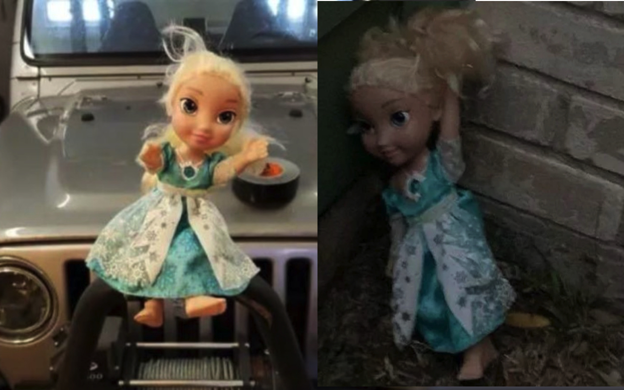 sajaheboh.com - Patung Elsa Menggerunkan, Kembali ke Rumah Walaupun Sudah Dibuang Dua Kali